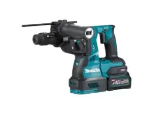 Makita HR004GD202 40V Max 2x2.5Ah XGT BL Dust Extraction QCC SDS-Plus Drill Makpac Kit