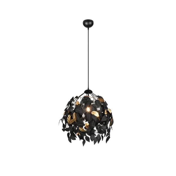 Leavy Modern Pendant Ceiling Light Black Matt