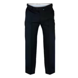 Duke Mens Kingsize Max D555 Adjustable Waist Trousers (58S) (Black)