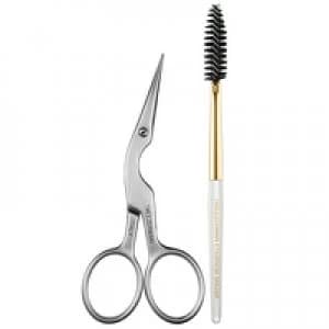 Tweezerman Brows Stainless Steel Brow Shaping Scissors and Brush