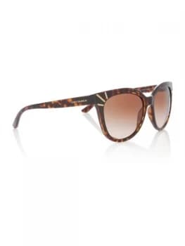 Tory Burch Havana Ty9051 Cat Eye Sunglasses