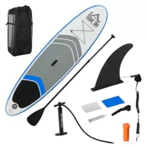 HOMCOM Stand Up Paddle Board SUP Accessory Carry Bag Adj Paddle Pump Leash Inflatable Paddle Board