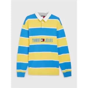 Tommy Jeans Acid Rugby Polo Shirt - Yellow