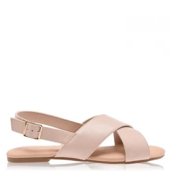 Head Over Heels Dune Lesson Flat Sandals Womens - Ecru737