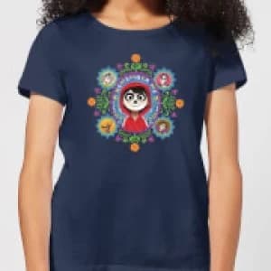 Coco Remember Me Womens T-Shirt - Navy - L