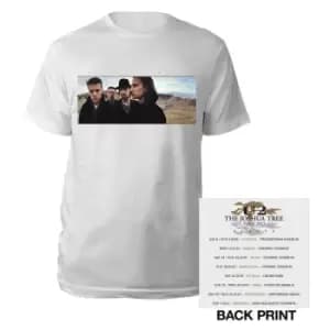 U2 - Joshua Tree Photo Unisex Small T-Shirt - White