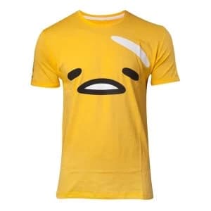 Gudetama - The Face Mens Medium T-Shirt - Yellow