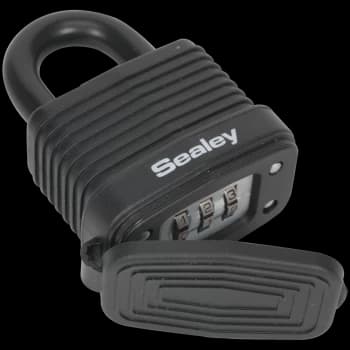 Sealey Steel Weatherproof Combination Padlock 42mm Standard