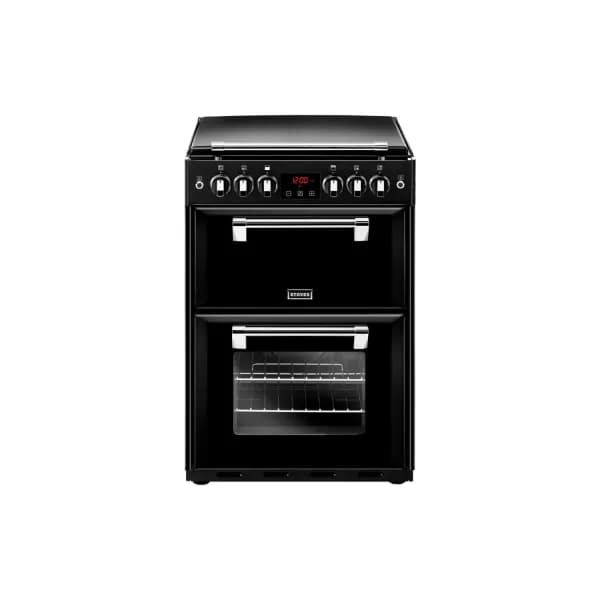 Stoves Richmond600G 60cm Gas Cooker with Full Width Electric Grill - Black - A+/A Rated