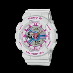 Casio Baby-G Standard Analog-Digital Watch BA-110NR-8A - White