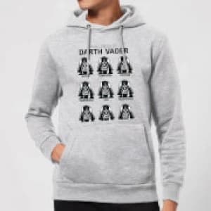 Star Wars Many Faces Of Darth Vader Pullover Hoodie - Grey - L