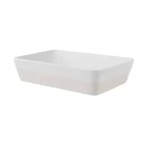 Artisan Street Medium Rectangular Roaster 26cm White