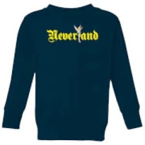Disney Peter Pan Tinkerbell Neverland Kids Sweatshirt - Navy - 11-12 Years