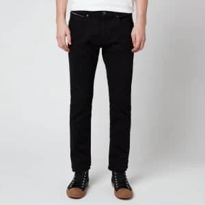 Tommy Jeans Mens Scanton Slim Jeans - New Black Stretch - W30/L34