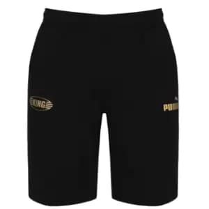 Puma King Fleece Shorts Mens - Black