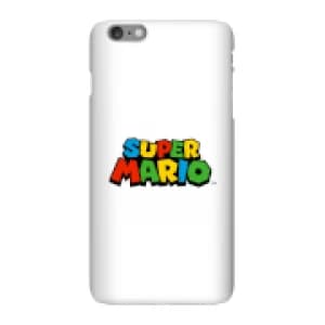 Nintendo Super Mario Colour Logo Phone Case - iPhone 6 Plus - Snap Case - Gloss
