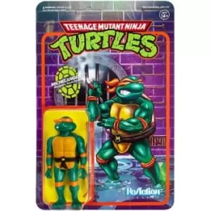 SUPER7 TMNT Michelangelo - ReAction Figure