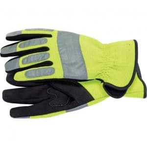 Draper Expert Hi Vis Mechanics Gloves Yellow L