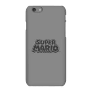 Nintendo Super Mario Distressed Logo Phone Case - iPhone 6S - Snap Case - Gloss