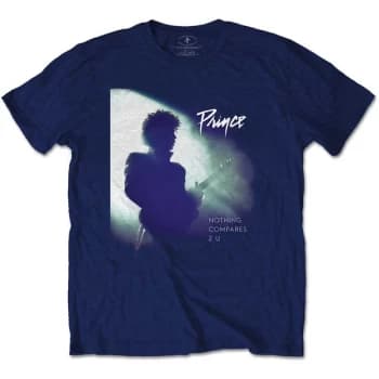 Prince - Northing Compares 2 U Unisex Large T-Shirt - Blue