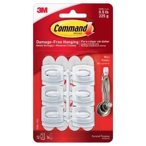3M Command Mini Adhesive Hooks