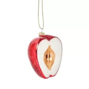 Apple Half Shaped Bauble