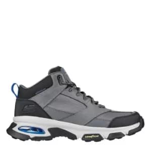 Skechers Rubber High Top Leather Ov - Grey