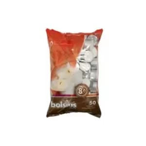 Bolsius Bag 50 Tealights 8 Hour Burn Time - 103630519700