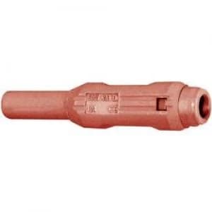 Jack socket Socket straight Pin diameter 2mm Red Staeubli