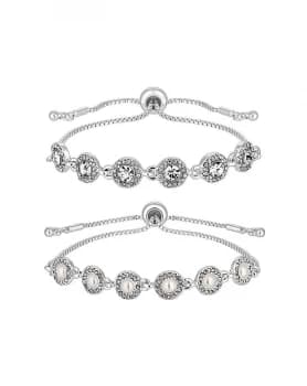 Mood Crystal & Pearl Toggle Pack Of 2