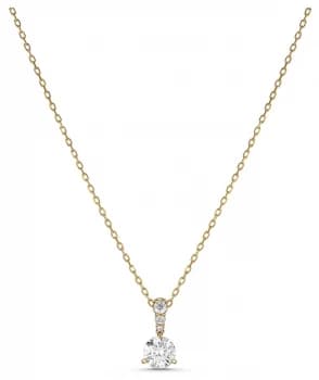 Swarovski Solitaire Pendant Necklace Gold-Tone Plated Jewellery