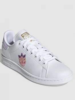 adidas Originals Stan Smith - White/Multi, Size 5, Women
