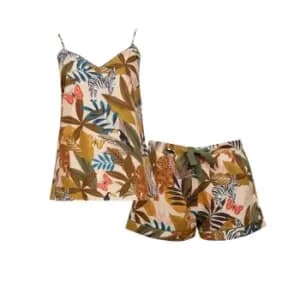 Cyberjammies Savannah Safari Print Cami Set - Green