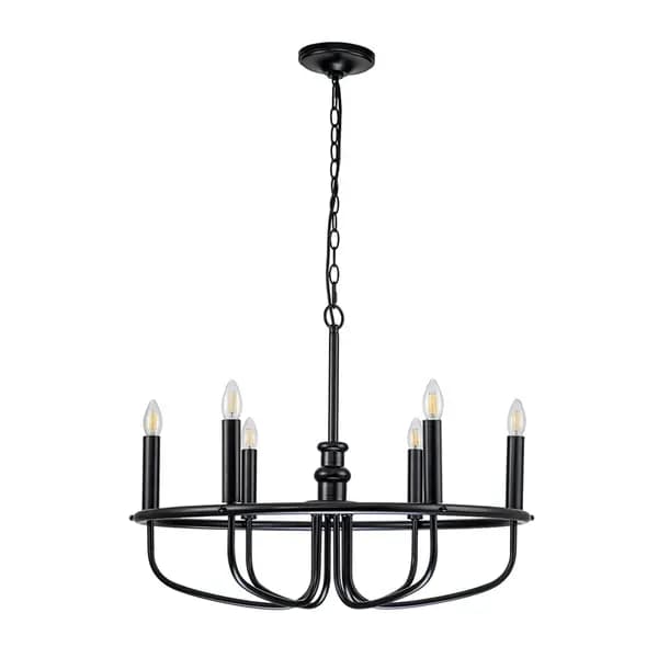 Kichler Kichler Capitol Hill 6 Light Chandelier - Black