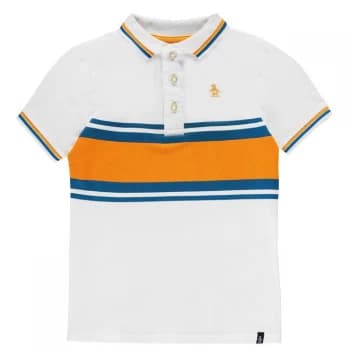 Original Penguin Stripe Polo - Bright White