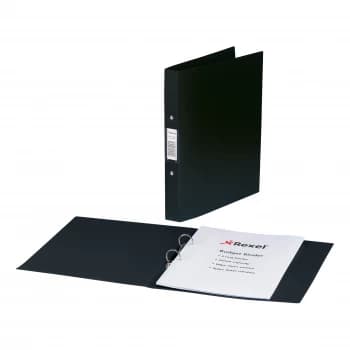 Style Lever Arch File Paper On Board A4 Black Ref NRB0100 Pack 10