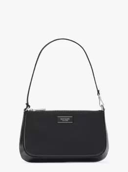 Kate Spade Sam Icon Nylon Mini Pochette, Black, One Size