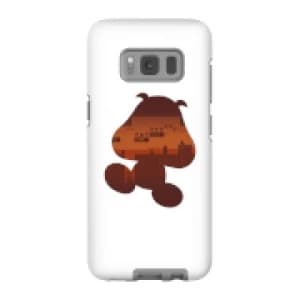 Nintendo Super Mario Goomba Silhouette Phone Case - Samsung S8 - Tough Case - Gloss