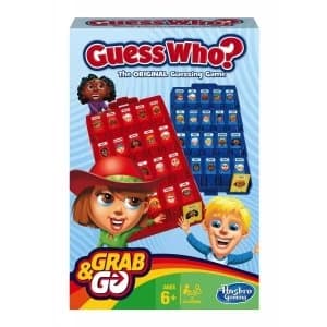 Guess Who Grab and Go Travel Board Game