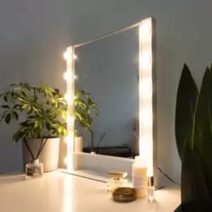 Mae Hollywood Dressing Room Mirror with LED Bulbs