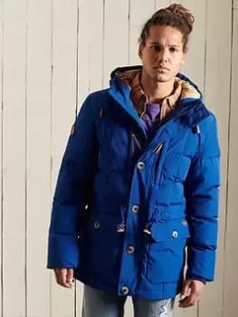 Superdry Mountain Expedition Jacket - Royal Blue, Royal Blue, Size 2XL, Men