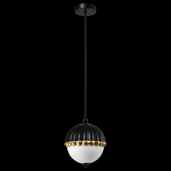 Pralines Globe Pendant Ceiling Light Black, E27