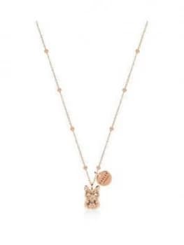 Radley & Friends Rose Tone Dog Necklace