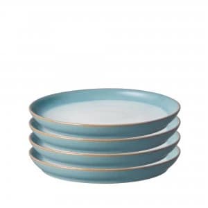 Azure Haze Set of 4 Coupe Medium Plates