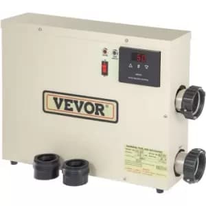 VEVOR Electric SPA Heater 9KW 380V 50-60HZ Digital SPA Water Heater with Adjustable Temperature Controller for Swimming Pool and Hot Bathtubs Self