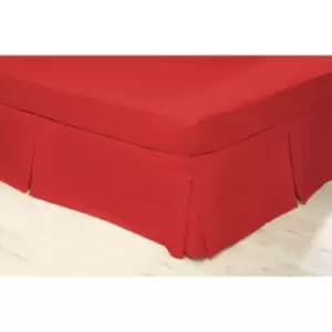Platform Valance Super King Red