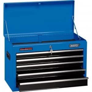 Draper 5 Drawer Tool Chest Blue / Black