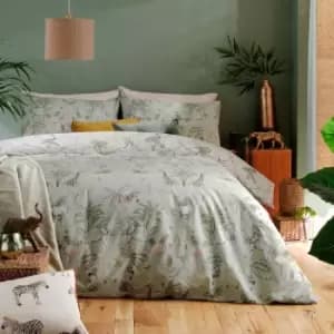 Furn. Serengeti King Duvet Cover Set Cotton Polyester Sage