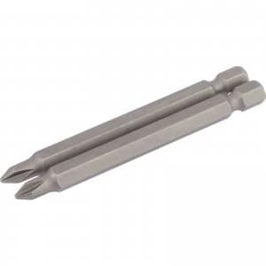 Draper Phillips Screwdriver Bit PH1 75mm Pack of 2