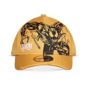 MARVEL COMICS Venom Graphic Print Kid's Adjustable Baseball Cap, Boy, Yellow (BA728425SPN)